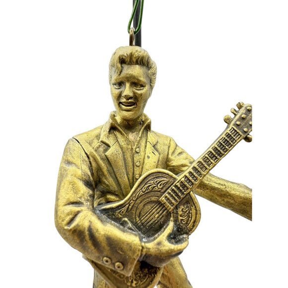 Hallmark Keepsake Gold Crown Exclusive Elvis 1992 Brass-Tone Ornament QX562-4 - Picture 8 of 15